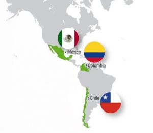 Chile Colombia Mexico